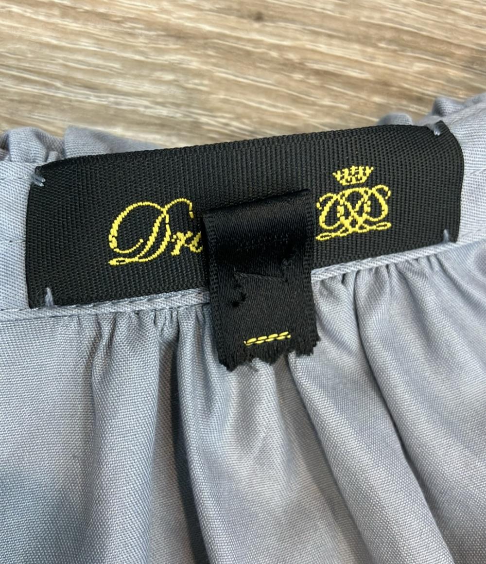 Drawer 長袖ブラウス フリルカラーリボン 2WAY 比翼仕立て つけ襟 6511-299-1048 レディース SIZE 38 (S) ドゥロワー