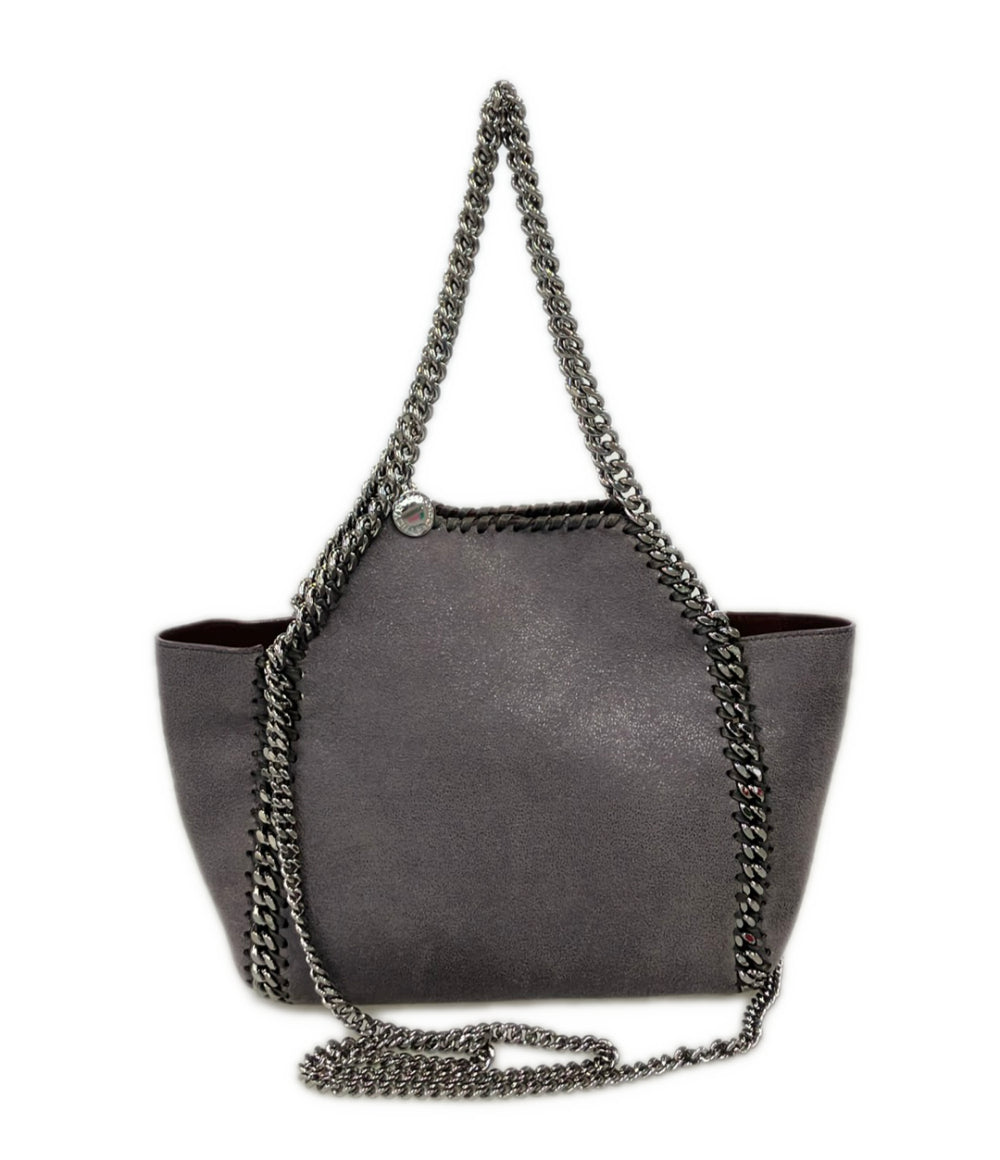 美品 Stella McCartney チェーンハンドバッグ チェーンショルダーバッグ 斜め掛け レディース ステラマッカートニー