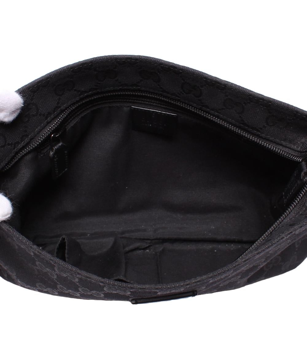 美品 グッチ ショルダーバッグ 斜め掛け GGｷｬﾝﾊﾞｽ 189749 001998 レディース GUCCI