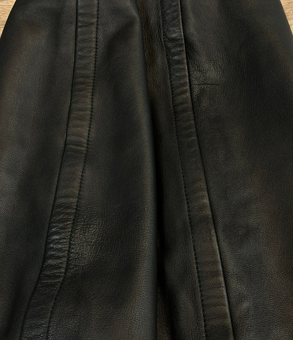agnes b. シープレザー スカート レディース SIZE 40 アニエスベー