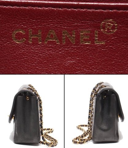 CHANEL チェーンショルダーバッグ 肩掛け ゴールド金具 マトラッセ ダイアナ25 シングルチェーン シングルフラップ 4番台 A01165 レディース シャネル