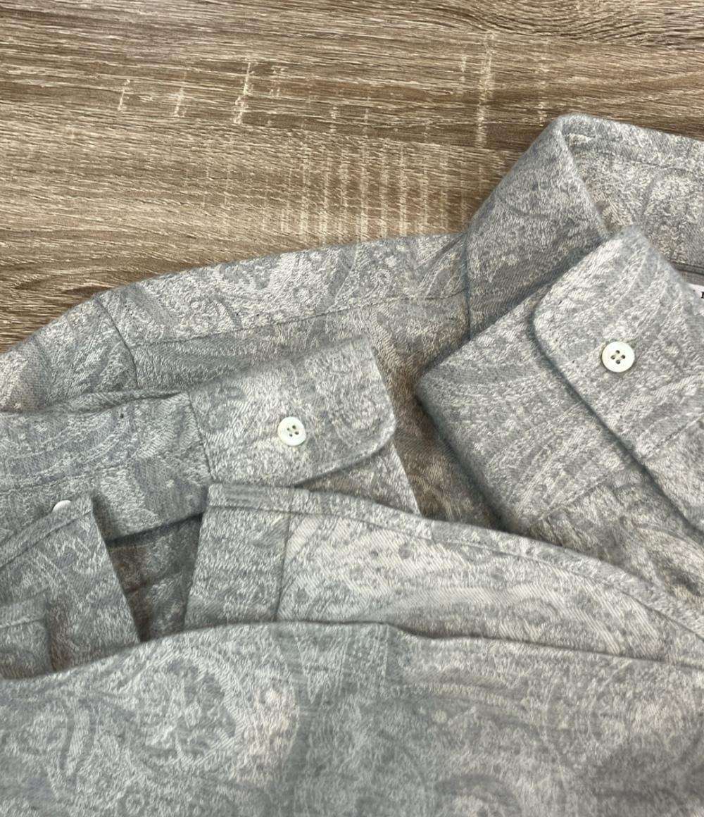 Brunello Cucinelli 長袖シャツ ペイズリー柄 メンズ SIZE XS ブルネロクチネリ