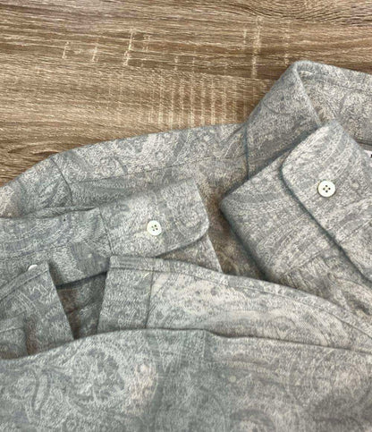 Brunello Cucinelli 長袖シャツ ペイズリー柄 メンズ SIZE XS ブルネロクチネリ