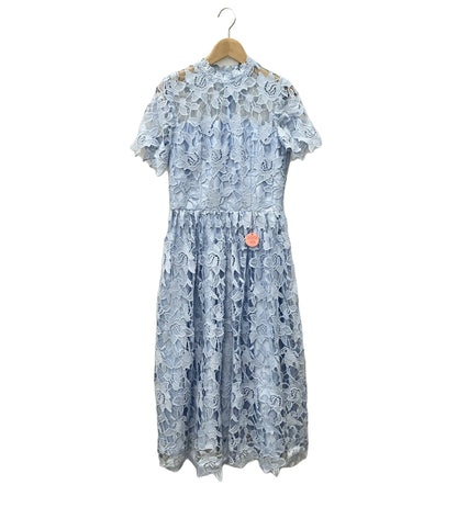 美品 シシ 半袖ワンピース 総レース 花柄 レディース SIZE UK8 (M) ChiChi