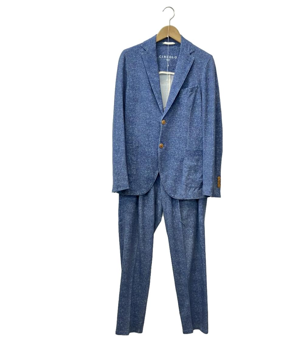 チルコロ 1901 セットアップパンツスーツ ヘリンボーン柄 メンズ SIZE 