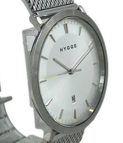 HYGGE 腕時計 クオーツ シルバー 4013-86 メンズ ヒュッゲ