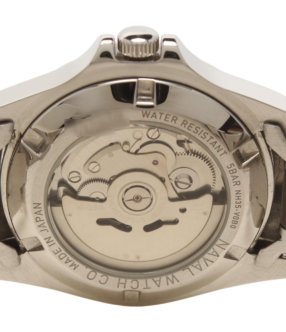 NAVAL WATCH COMPANY 腕時計 自動巻き ブラック NH35-V0B0 メンズ