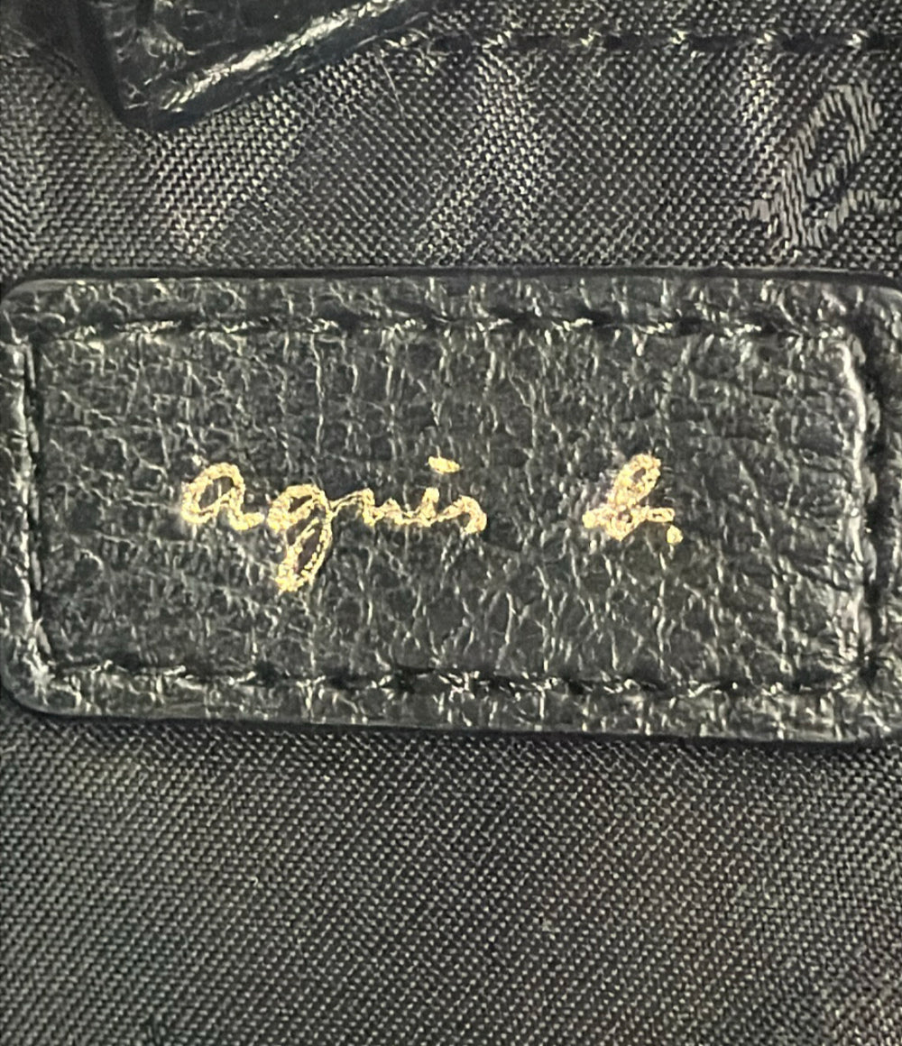 agnes b. ハンドバッグ ショルダーバッグ 2WAY レザー レディース アニエスベー