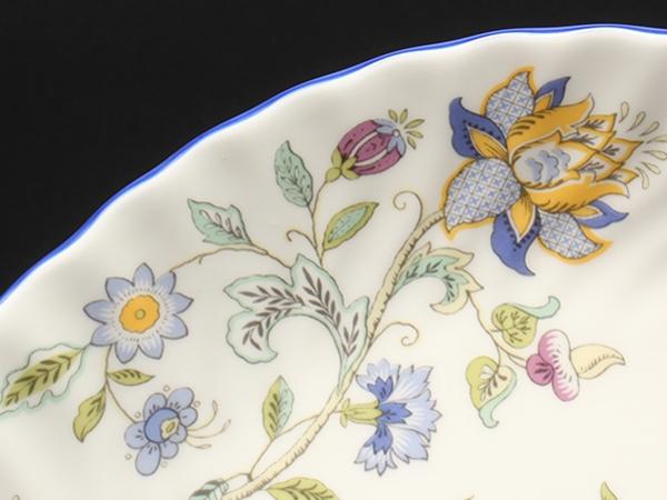 美品 Minton B&Bプレート 皿 27cm ハドンホール ブルー ミントン