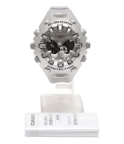 美品 CASIO 腕時計 クオーツ シルバー GA-V01A メンズ カシオ