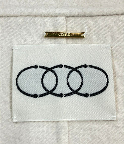 conte ダブルラペル リバーコート 8525-104-0006 レディース (M) コンテ