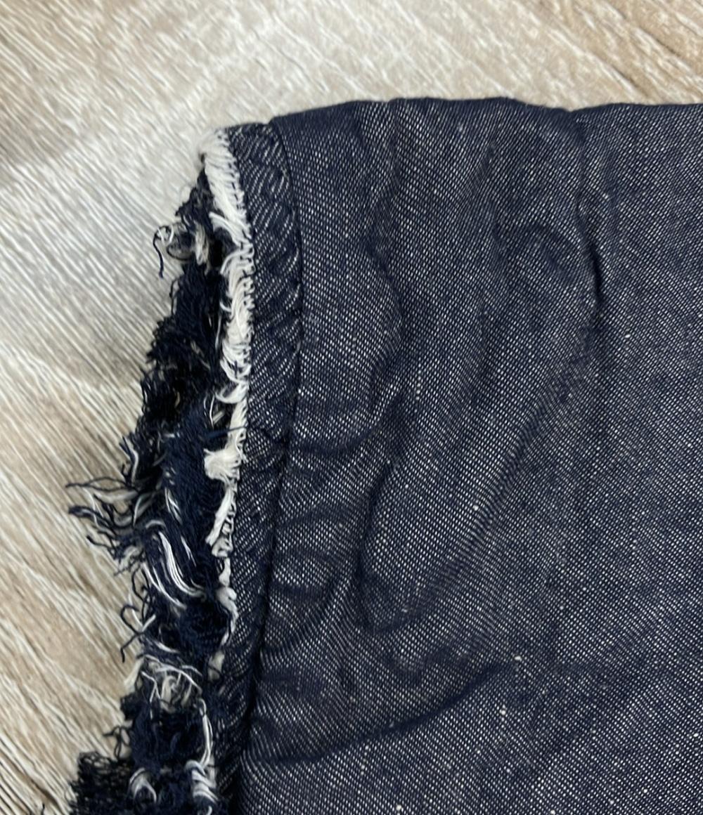 アマカ ノーカラージャケット デニム レディース SIZE 40 AMACA