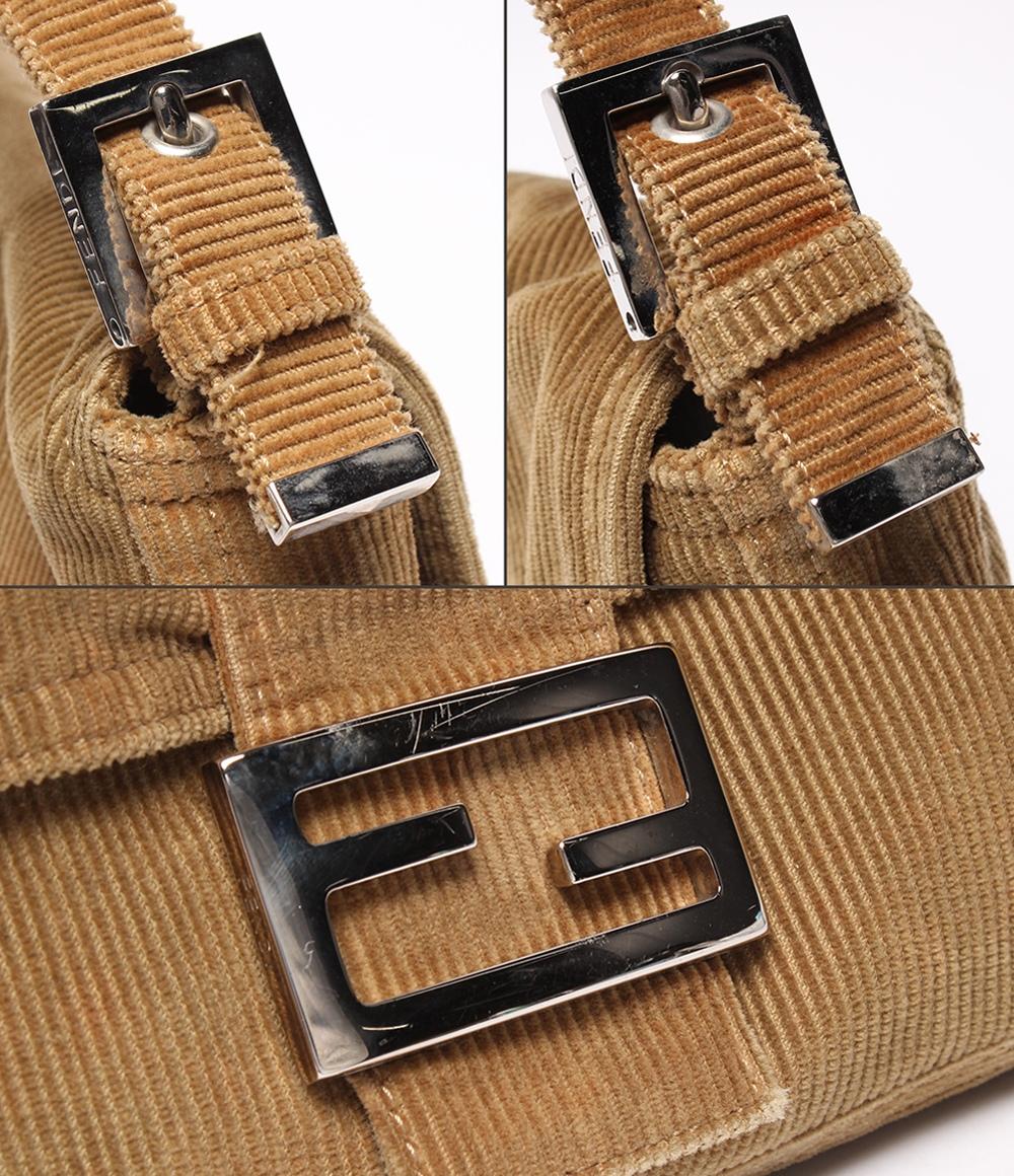 FENDI ハンドバッグ ショルダーバッグ 肩掛け コーデュロイ マンマ