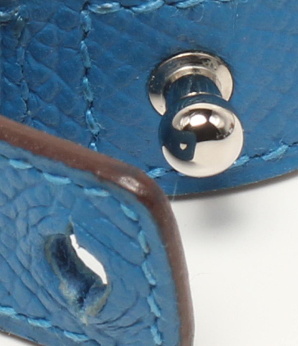 エルメス バングル パヴァーヌ シルバー金具 レザー レディース HERMES