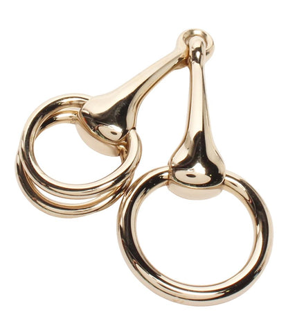 美品 エルメス スカーフリング ゴールドリング モールドゥ レディース HERMES