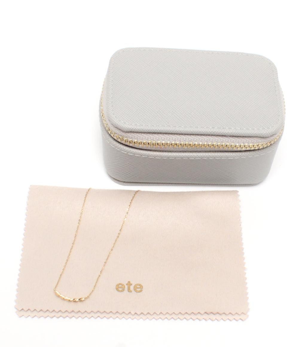 美品 ete ネックレス K10 レディース エテ