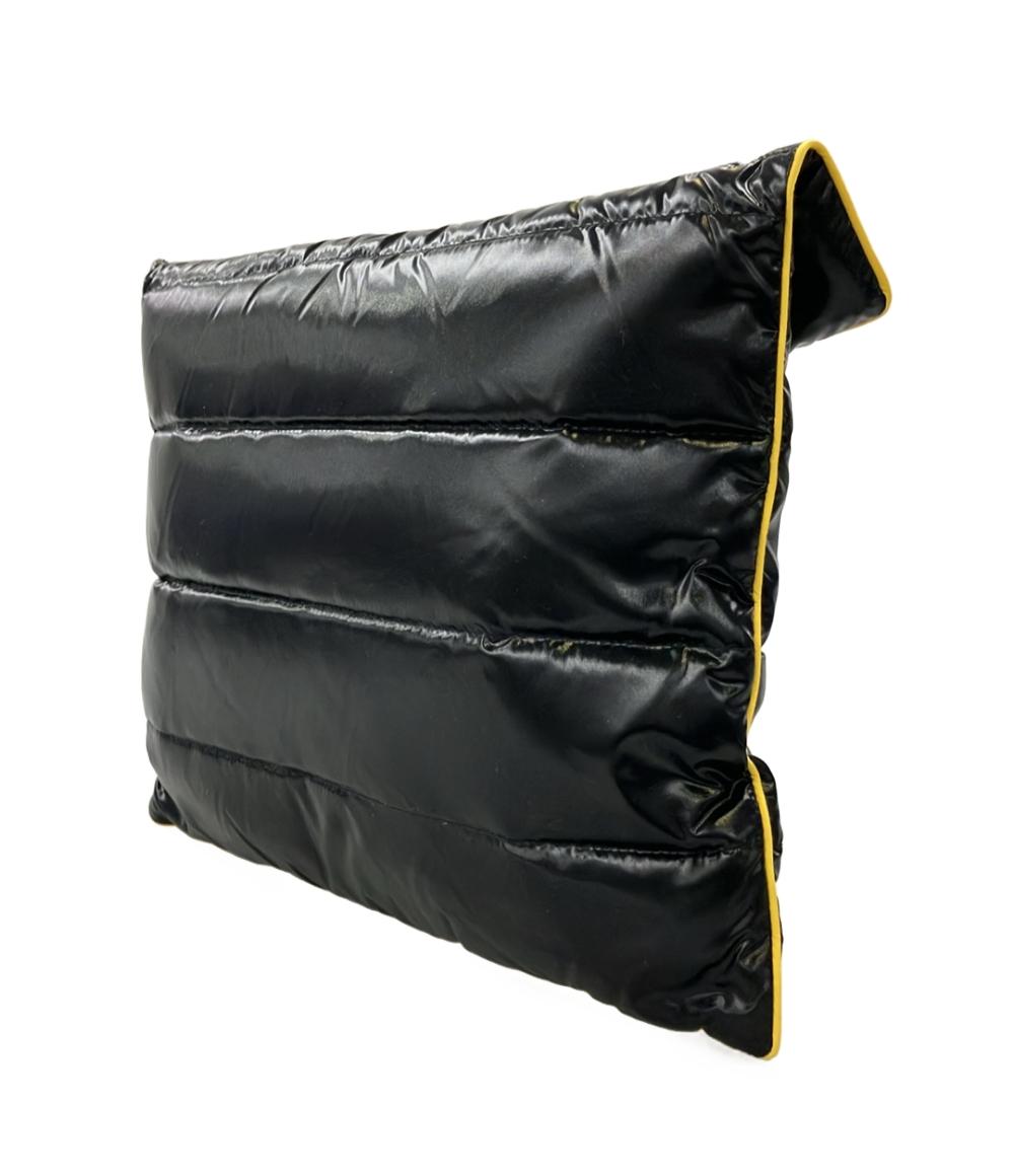 美品 MONCLER セカンドバッグ クラッチバッグ ダウン BUSTA PIUMINO THE FUTURE START NOW メンズ モンクレール