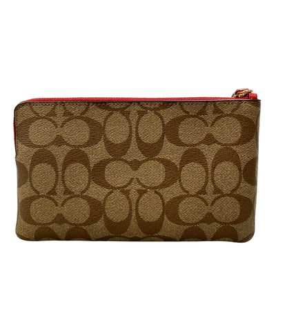 美品 COACH ポーチ シグネチャー レディース コーチ