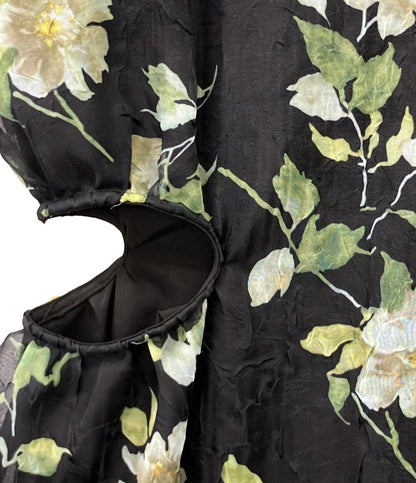 美品 CLANE 半袖ワンピース SHEER FLOWER MINI PUFF 25SS レディース SIZE 1 (S) クラネ