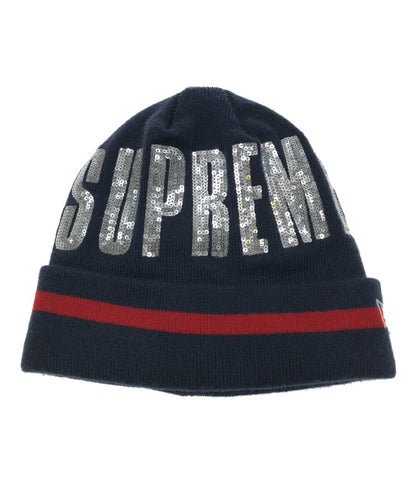 シュプリーム  ニット帽 ×NEW ERA Sequin Beanie      メンズ  (複数サイズ) Supreme