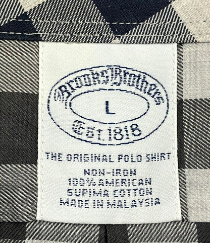 ブルックスブラザーズ 長袖シャツ チェック柄 メンズ SIZE L (L) Brooks Brothers