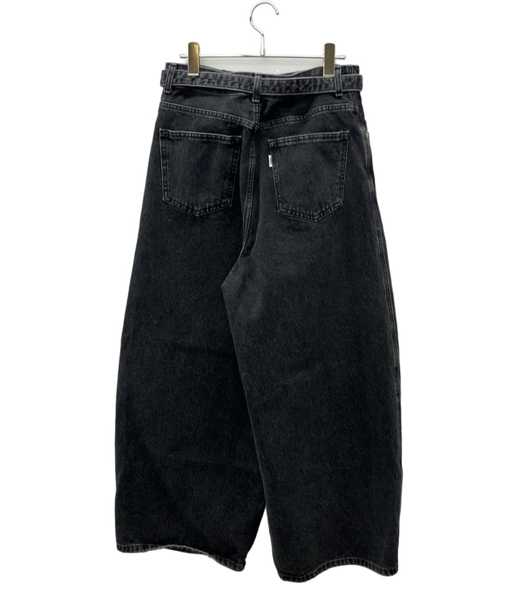 【EDWIN × ETRÉ TOKYO コラボレーションアイテム】M ETRE TOKYO EDWIN デニムパンツ ベルベット ワイド EDWINコラボ