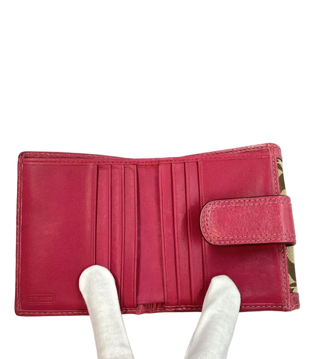 コーチ 二つ折り財布 シグネチャー レディース COACH