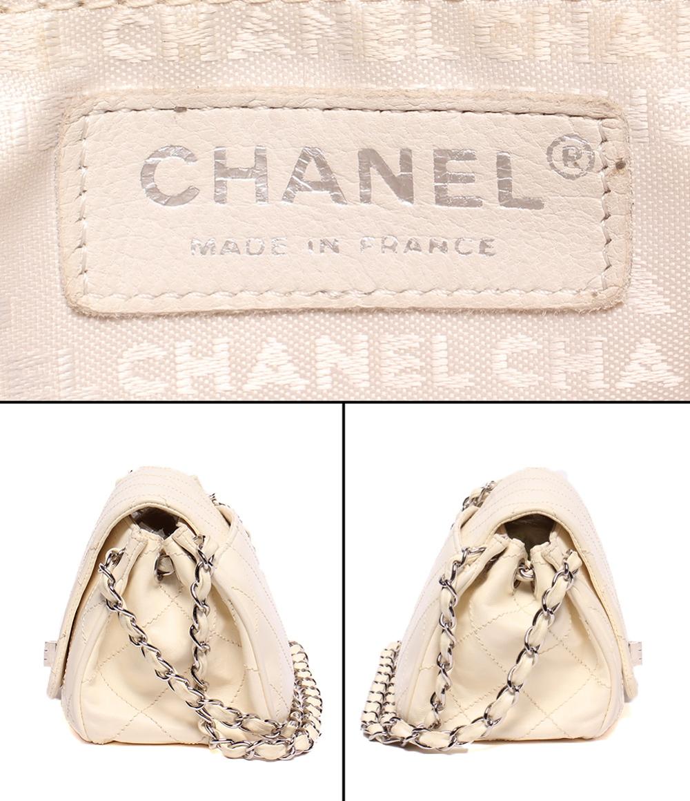 CHANEL チェーンショルダーバッグ 肩掛け シルバー金具 2.55 ワイルドステッチ ダブルチェーン シングルフラップ ワイルドステッチ レディース