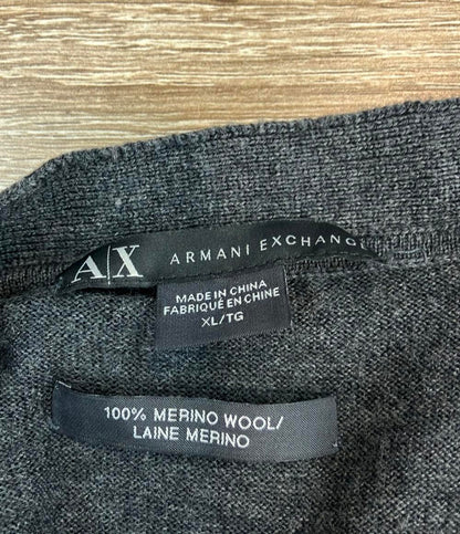 ARMANI EXCHANGE 長袖ニットカーディガン 1409-10800-5175 メンズ SIZE XL アルマーニエクスチェンジ