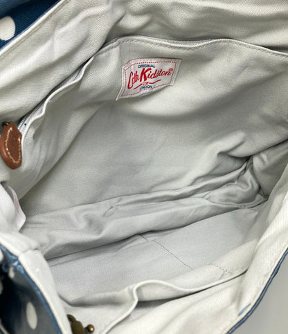 美品 Cath Kidston ショルダーバッグ 斜めがけ メッセンジャーバッグ ドット柄 レディース キャスキッドソン