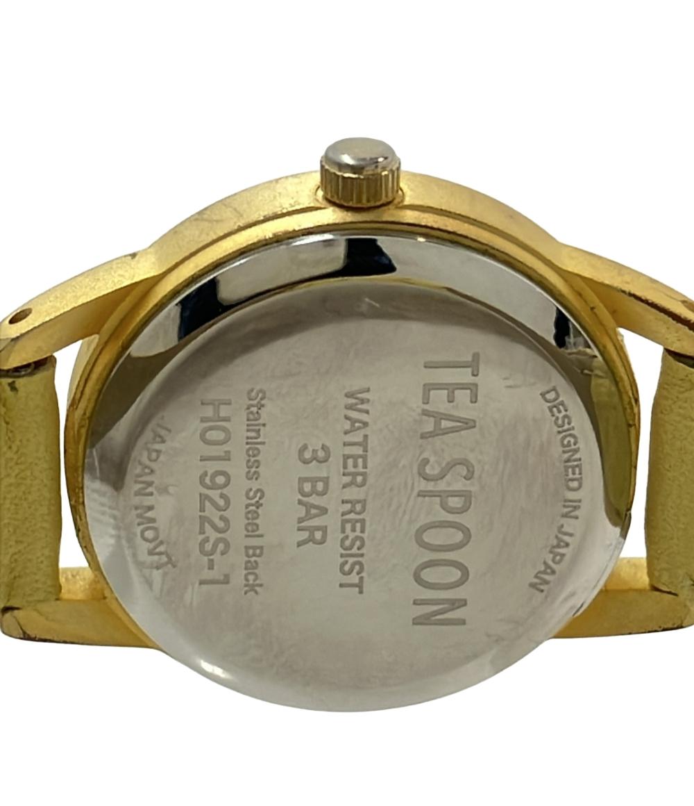 TEA SPOON 腕時計 クオーツ シルバー H01922S-1 レディース ティースプーン