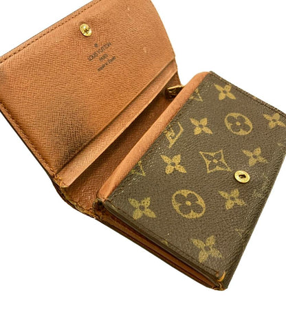 訳あり LOUIS VUITTONさ 二つ折り財布 ポルトモネ ビエトレゾール モノグラム M61736 レディース ルイ・ヴィトン