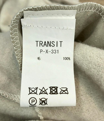 トランジットパーサッチ ウールニットロングコート レディース SIZE M (M) TRANSIT PAR-SUCH