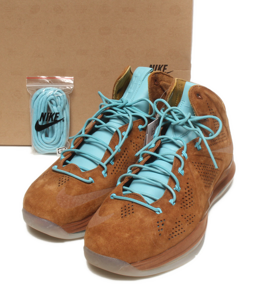 NIKE ハイカットスニーカー レブロン 10 エクステンション QS ヘーゼルナッツ 607078-200 メンズ SIZE 28.5 ナイキ