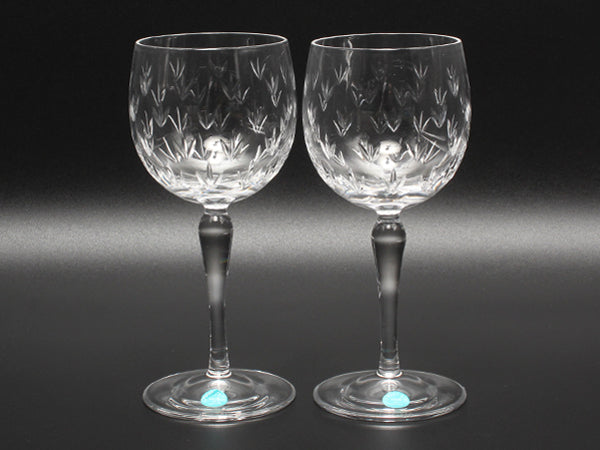 【新品】ティファニー TIFFANY&Co ワイングラス フローレット ペアグラス ティファニー フローレット ワイングラス ペア - 生活骨董と古布の