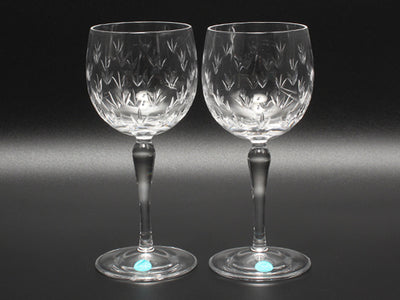 TIFFANY&Co. ワイングラス 2点セット ペア フローレット ティファニー