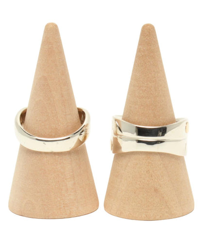 美品 ヴァンドーム リング 指輪 K10 SV925 2点セット レディース VANDOME