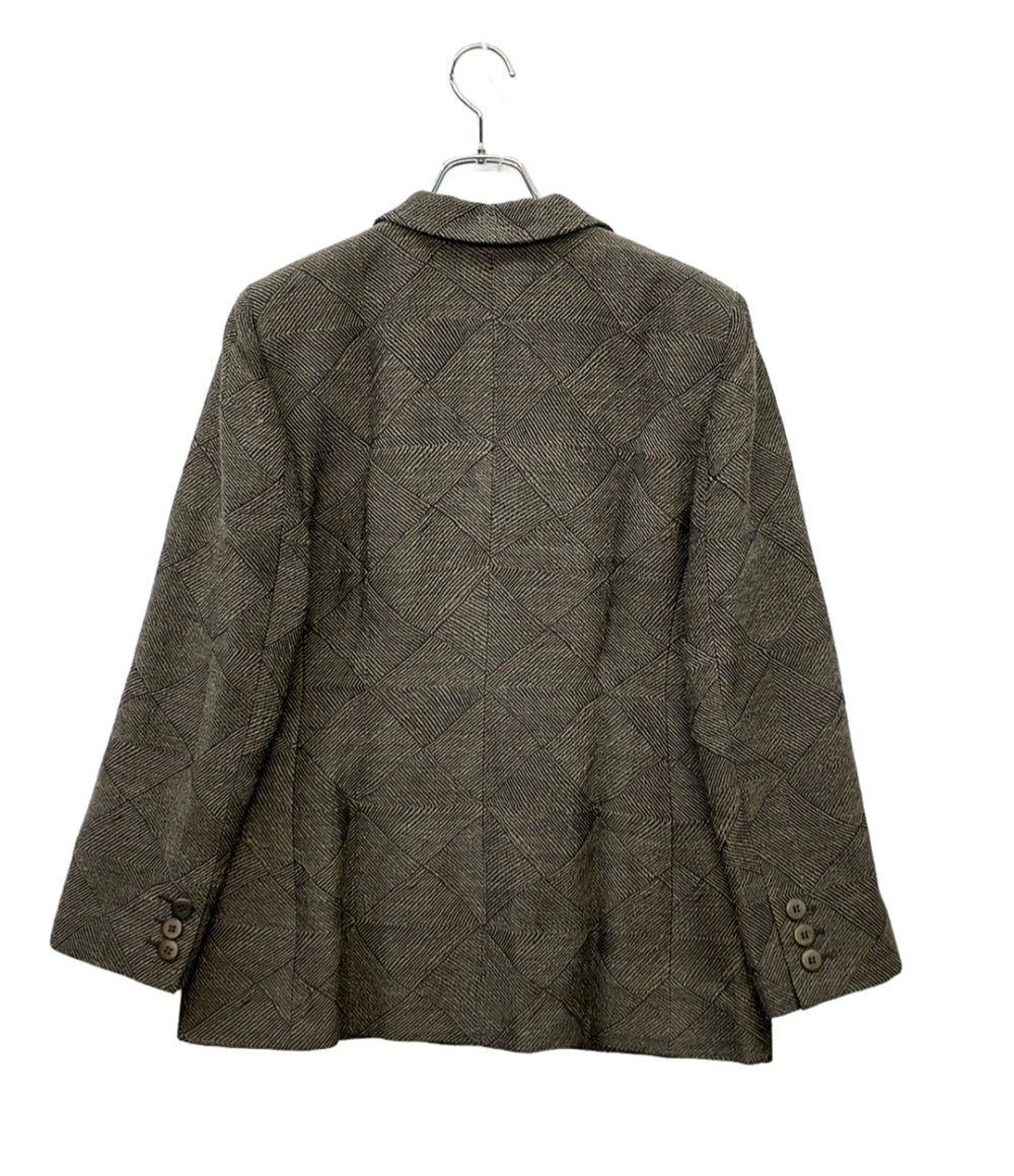 ARMANI COLLEZIONI ツイードテーラードジャケット レディース SIZE 44 (L) アルマーニコレッツォーニ