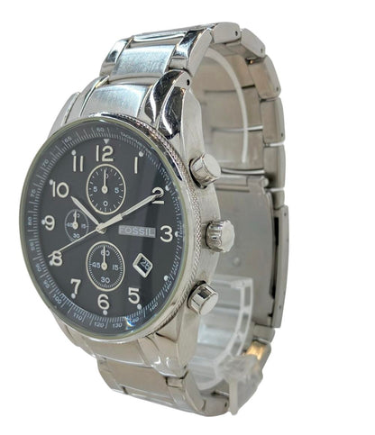 フォッシル 腕時計 クオーツ ブラック FS-4249 メンズ FOSSIL