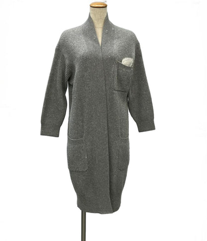 Brunello Cucinelli 長袖カーディガン アンサンブル ラメ ロング レディース SIZE XS ブルネロクチネリ