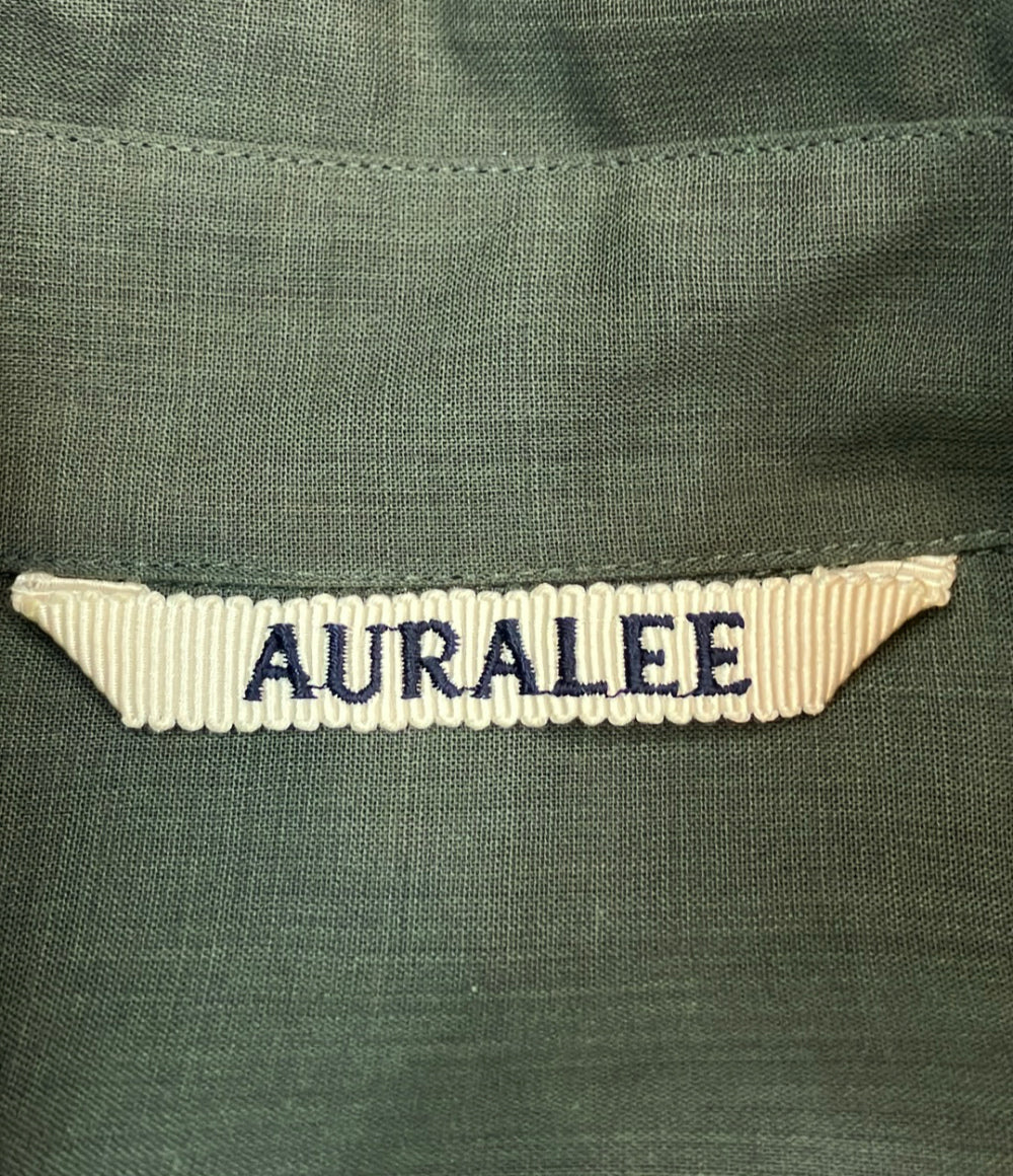 美品 AURALEE 長袖シャツ シースルー メンズ SIZE 1 (M) オーラリー