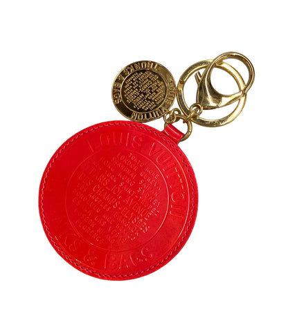 LOUIS VUITTON バッグチャーム ポルト クレ ロン T&B M93605 ヴェルニ レディース ルイ・ヴィトン