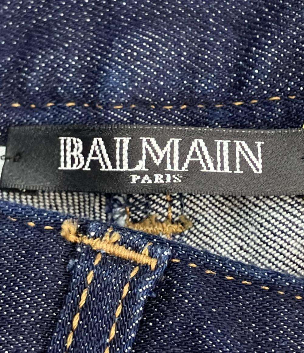 美品 バルマン デニムパンツ レディース SIZE 34 (S) BALMAIN