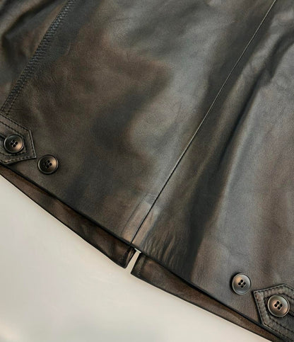 美品 アニエスベー レザージャケット レディース SIZE 38 (S) agnes b.