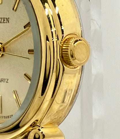 シチズン ③-32  602 CITIZEN　腕時計 クオーツ ゴールド 5931-F90885 レディース