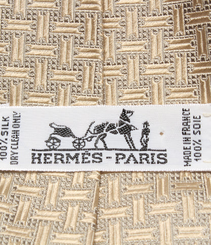 美品 HERMES ネクタイ シルク100％ メンズ エルメス