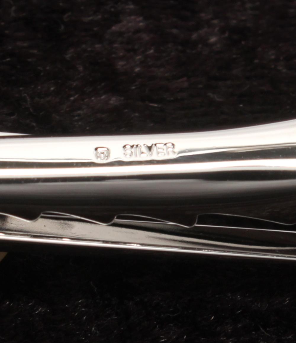 美品 MIKIMOTO タイピン タイバー SV パール 6mm メンズ ミキモト