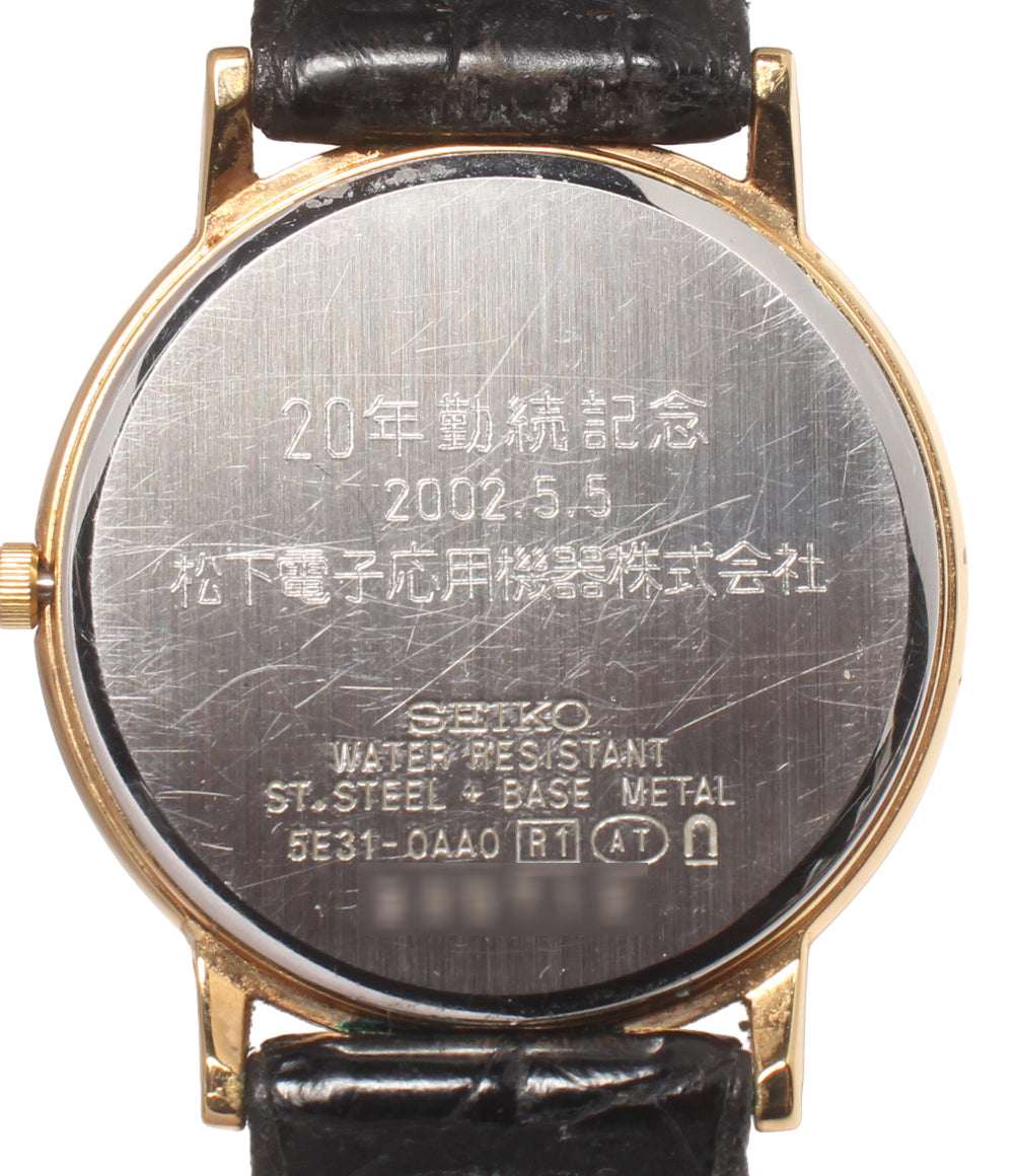 SEIKO 腕時計 ドルチェ  Dolce クオーツ 5E31-0AA0 メンズ セイコー