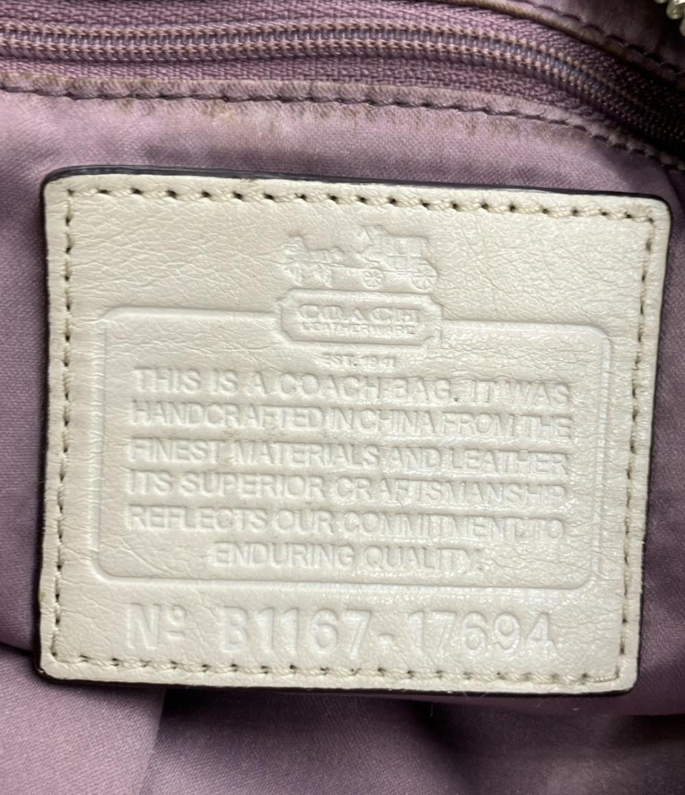 COACH ハンドバッグ ショルダーバッグ 2WAY 斜め掛け オプアート 17694 レディース コーチ