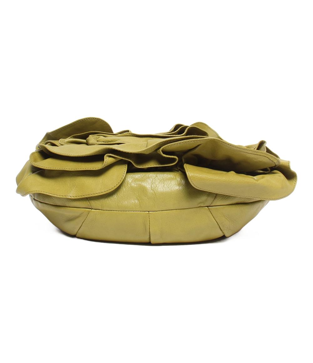 Yves Saint Laurent rive gauche ショルダーバッグ 肩掛け フリル レディース イヴサンローランリヴゴーシュ